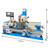 Weiss Metal Lathe/Mill Combination 10" x 22" Benchtop Brushless Motor Lathe with 5" 3-Jaw Chuck and D80 2-Axis DRO - 50-2000 RPM - 1.5HP (WBP250FX750 D80)