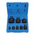 Grey Pneumatic 108A 8-Piece Friction Ball Impact Adapter Set
