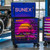Sunex Tools Retro Black Full Drawer Service Cart (8057XTBKRETRO) With Top Opened