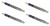 Dykem 8034-8408 4 pieces of silver medium tip Brite-Mark markers for metallic surfaces.