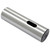 HHIP 3700-0332 1-1/4" x 3-1/2" long solid socket with 1MT Morse taper hole for machine setups.