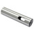 HHIP 3700-0338 1-3/4" x 4" long solid socket with 2MT Morse taper hole for heavy-duty applications.