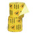 SpillTech® YRSZ150M Caution Mat Split Rolls for medium-scale chemical and oil spill cleanup in split format.