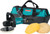 Makita 9237CX3 7” Variable Speed Polisher/Sander Kit – 10 Amp, 0-3,000 RPM, Soft Start