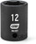 Gearwrench Impact Socket 1/4" Drive 12mm (84121)
