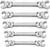 Gearwrench 5 Pc Flex Flare Nut Wrench Set (81910)