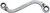 Gearwrench 4 Pc Reversible S-Shaped Wrench Set (85399)