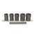 Lock Technology 4400 Twist Socket Set, 6 deler, 1/2" drev, for fjerning av skadede stender og bolter, 3/4" til 1", på skinne