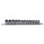 Lock Technology 4600 Twist Socket Set, 3/8" Drive, 13 Pc, for Removing Damaged Studs, 10mm to 19mm, 3/8" to 3/4", on Rail