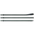 Mayhew Tools 37323 Jeu d'embouts pneumatiques, tige .401, 3 pièces, embouts de 18" de long, dans une pochette