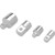 Performance Tool W30934 Chrome Adapter Set, 4 Piece, 1/4" F to 3/8" M, 3/8" F to 1/4" M, 3/8" F to 1/2" M, 1/2" F to 3/8" M