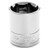 Performance Tool W32224 Chrome Socket, 1/2" Drive, 24mm, 6 Point, Shallow