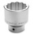 Performance Tool W34850 Chrome Socket, 3/4 Drive, 50mm, 12 Point, Shallow