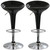 AmeriHome BS103BLKSET 2 Piece Bar Stool Set - Black