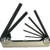 Eklind Tool Company 21172 Jeu de 7 clés hexagonales pliables métriques