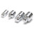 Titan Tools Chrome Adapter Set 4-Piece (16104)