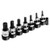 Lisle 33850 Hex Bit Socket Set, 7 Piece, 3mm to 10mm, High Strength Steel, 3/8" Drive, in Vinyl Holder