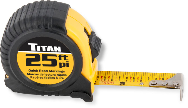 TITAN TOOLS 25 FOD MÅLEBÅND (10906)