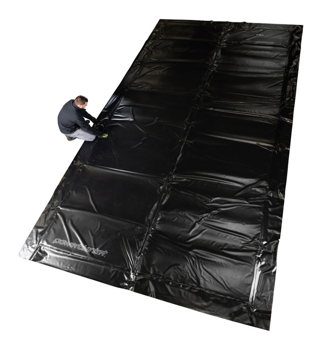 MANTA DE CONCRETO AQUECIDA POWERBLANKET, 5'X20' AQUECIDA, 6'X21' COM ACABAMENTO (MD0520)