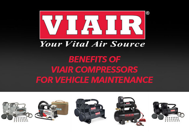 viair compressor for vehicle maitnence