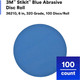 3M Stikit Blue Abrasive Disc Roll, 36202, 6 In, 80 Grade, 50 Discs Per
