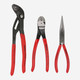 Outils Knipex 00 20 08 US2 Long Bec, Pince Coupante Diagonale, Pince Et De Cobra 3 Pièces Ensemble D'outils