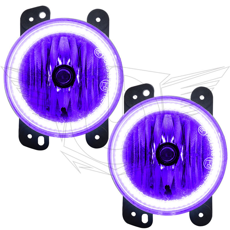 Oracle Lighting 2007-2009 Jeep Wrangler JK Pre-Assembled LED Halo Fog Lights (7080-001, 7080-002, 7080-003, 7080-005, 7080-007, 7080-009, 7080-333) (213790)