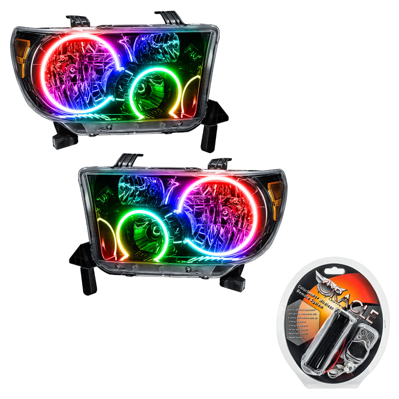 Oracle Lighting 2007-2013 Toyota Tundra Pre-Assembled Headlights - (Black Housing) (7119-001, 7119-330, 7119-333, 7119-334, 7119-335, 7119-504) (214001)