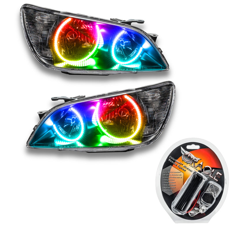 Oracle Lighting 2001-2005 Lexus IS 300 HID Pre-Assembled LED Halo Headlights - (Black Housing) (7149-001, 7149-330, 7149-333, 7149-334, 7149-335, 7149-504) (214098)