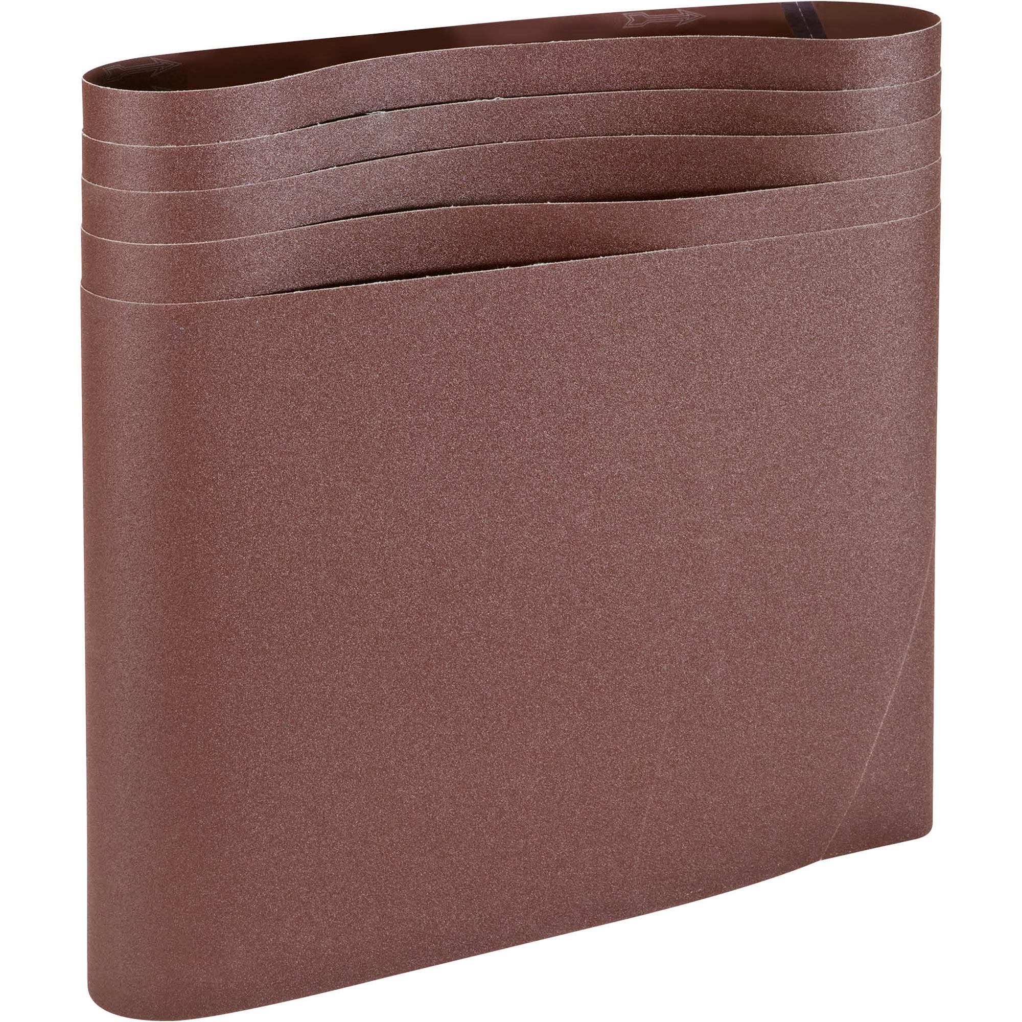 Grizzly Industrial 18" x 48" A/O Sanding Belt Pack of 5 (H7884, H7885, H7886, H7887, H7888) (238687)