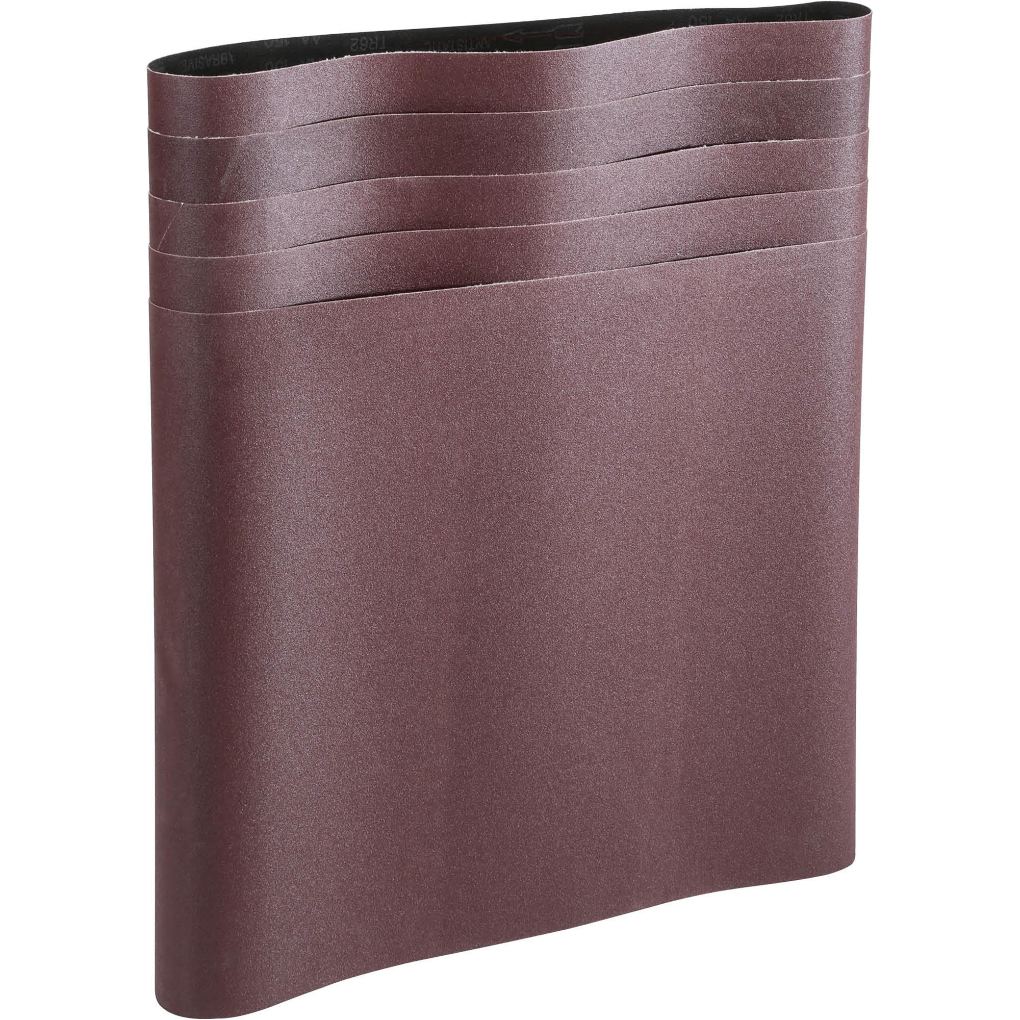 Grizzly Industrial 18" x 48" A/O Sanding Belt Pack of 5 (H7884, H7885, H7886, H7887, H7888) (238689)