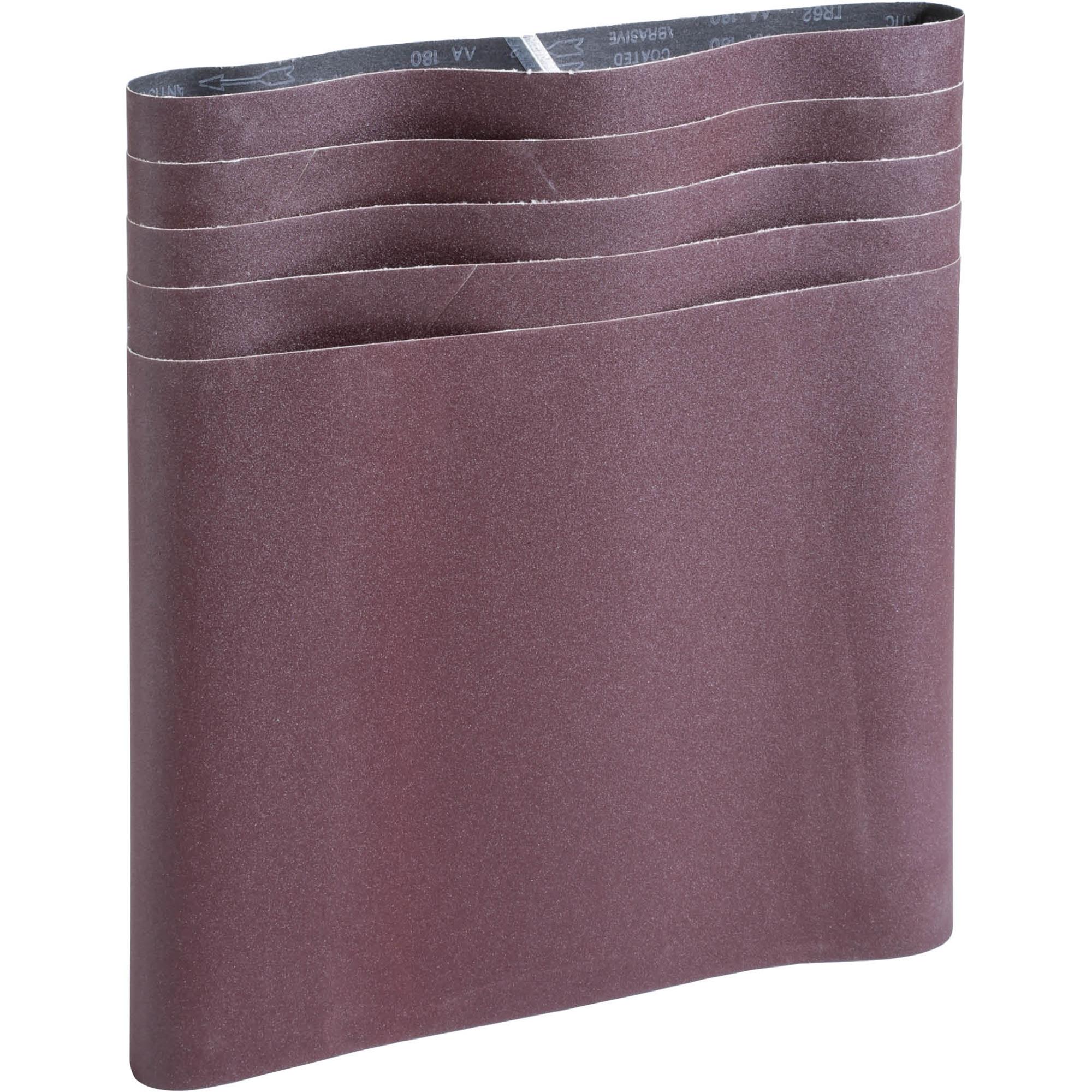 Grizzly Industrial 18" x 48" A/O Sanding Belt Pack of 5 (H7884, H7885, H7886, H7887, H7888) (238690)