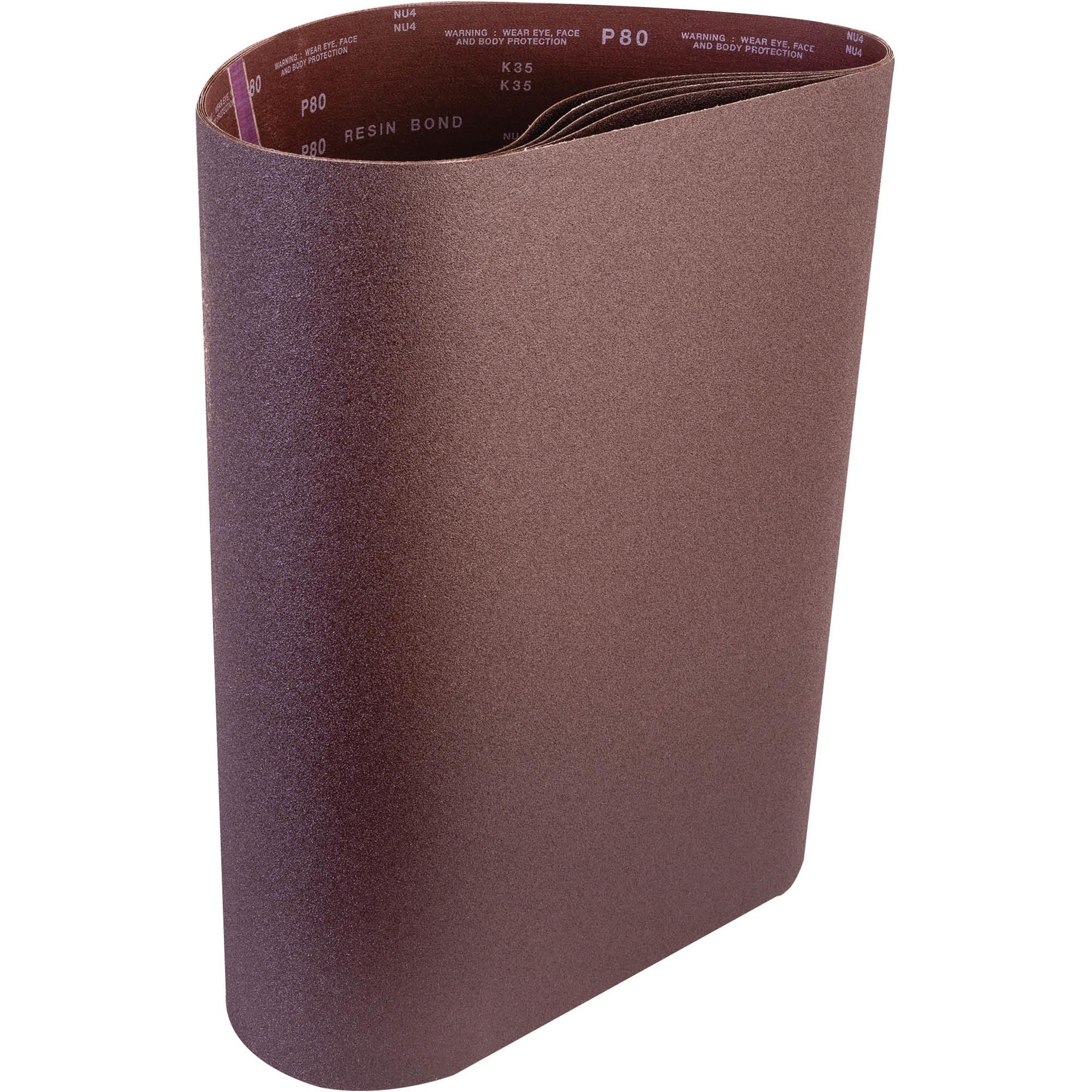 Grizzly Industrial 19-5/8" x 41-1/2" A/O Sanding Belt, 5 Pk. (240413)