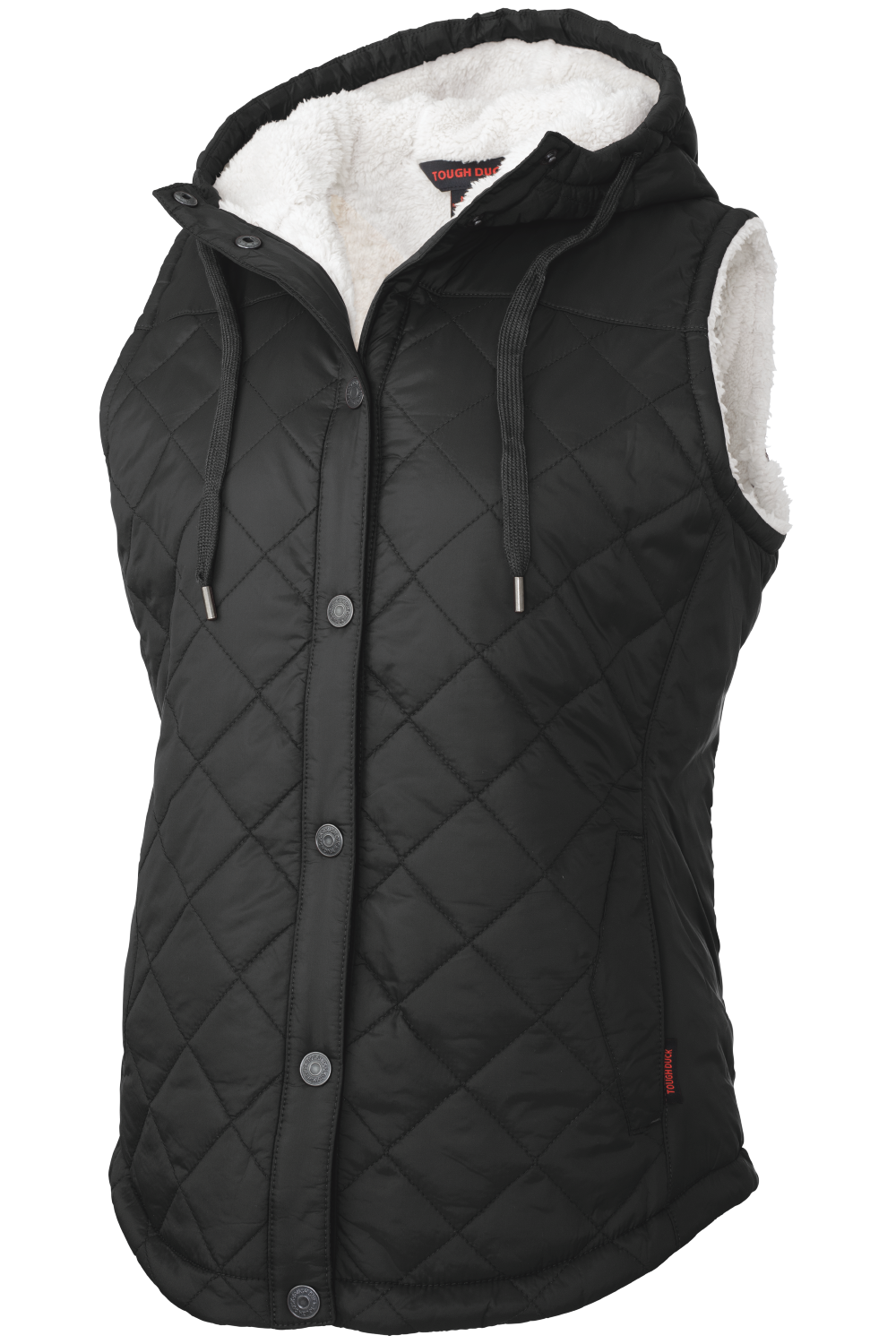 Tough Duck Women’s Quilted Sherpa Lined Vest (WV101) (204644)