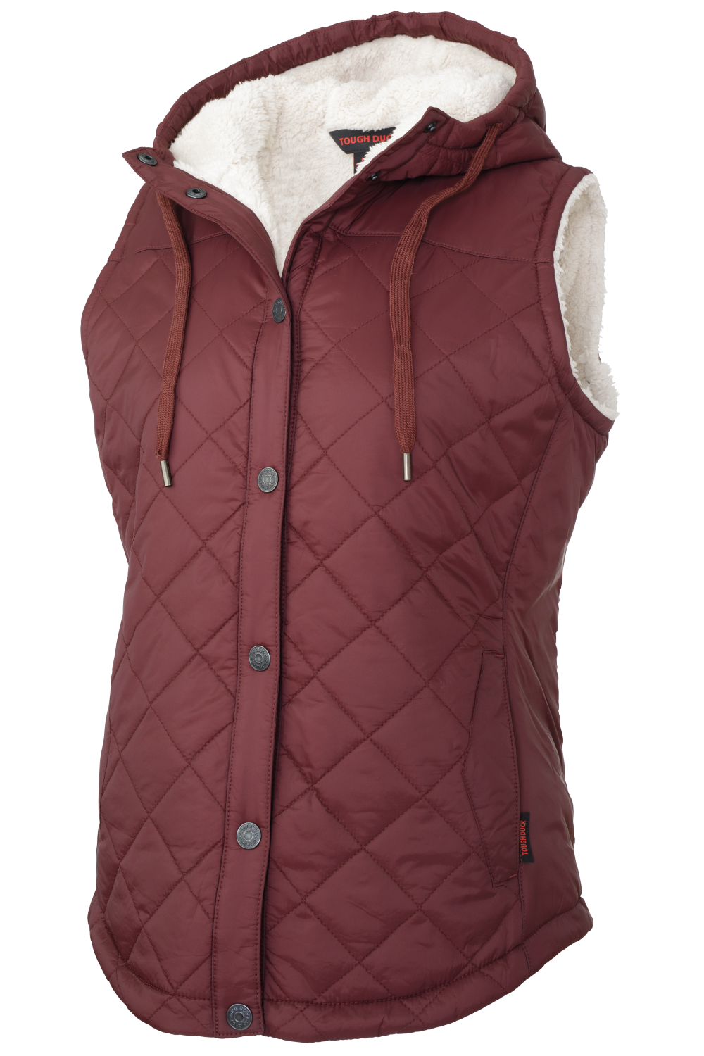 Tough Duck Women’s Quilted Sherpa Lined Vest (WV101) (204652)