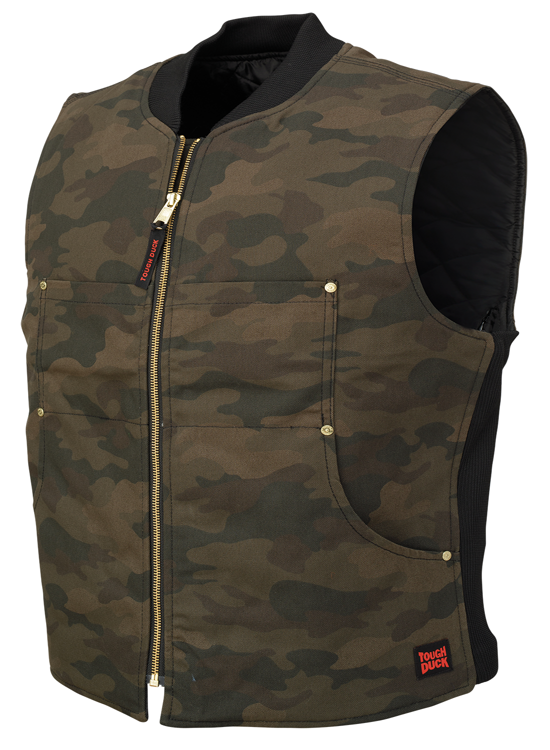 Tough Duck Men's 100% Cotton Premium 12 oz Moto Vest (204738)