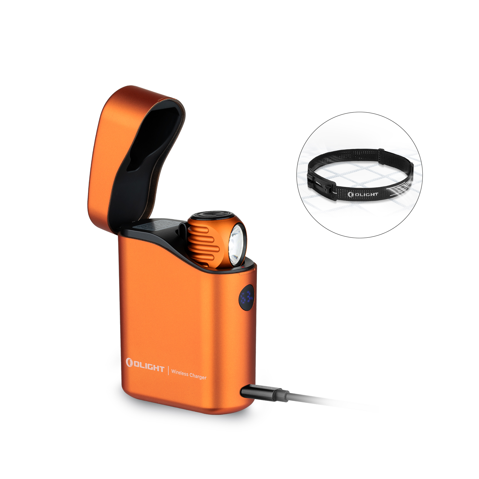 Olight Perun 3 Mini Headlamp & Flashlight with Red and White Light (288224)