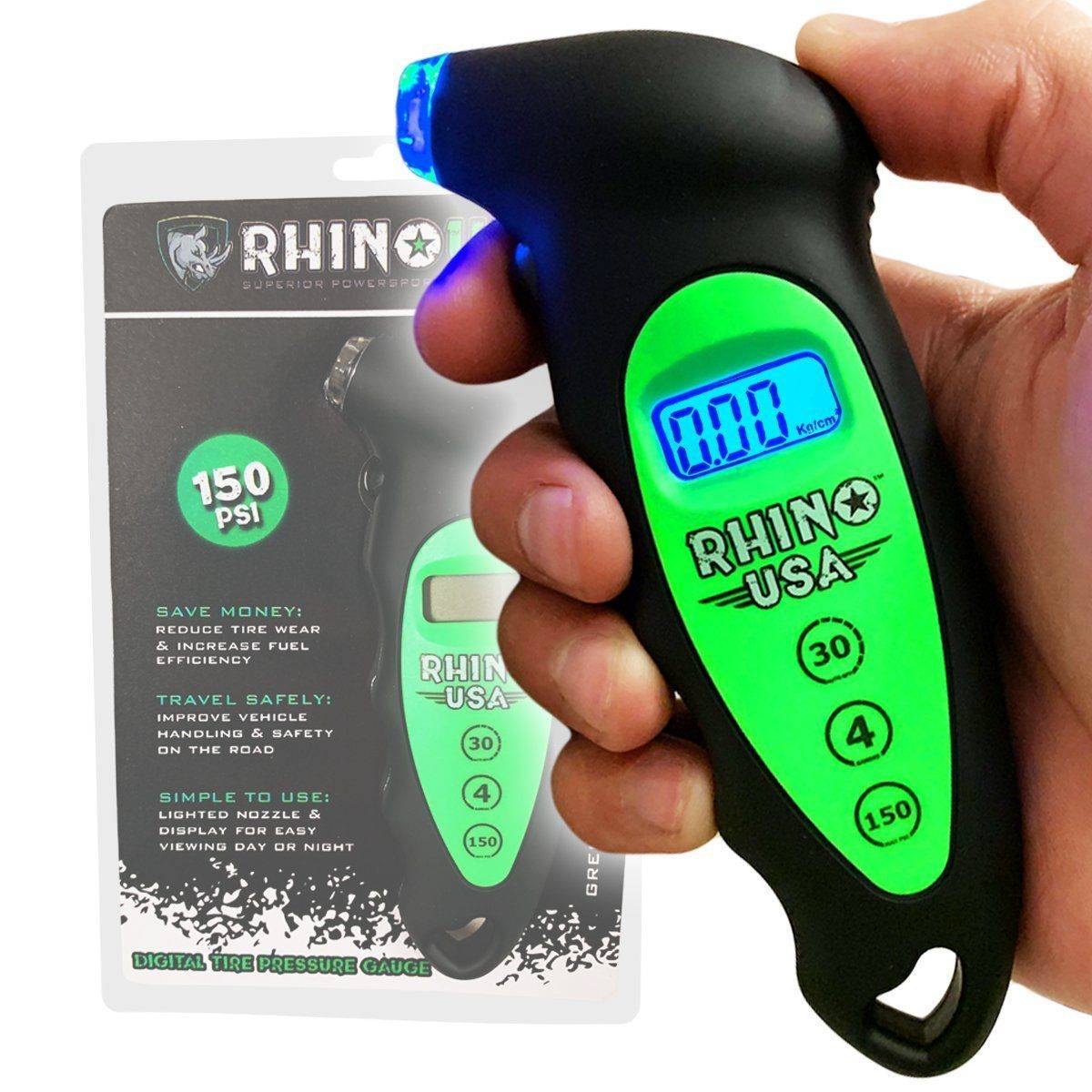 Rhino USA Digital Tire Pressure Gauge 150 PSI (RGAUGE) (206230)