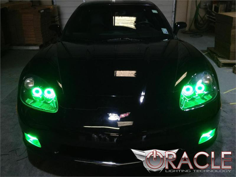 Oracle Lighting 2005-2013 Chevrolet Corvette C6 LED Fog Light Halo Kit (1176-001, 1176-002, 1176-003, 1176-004, 1176-333) (209168)