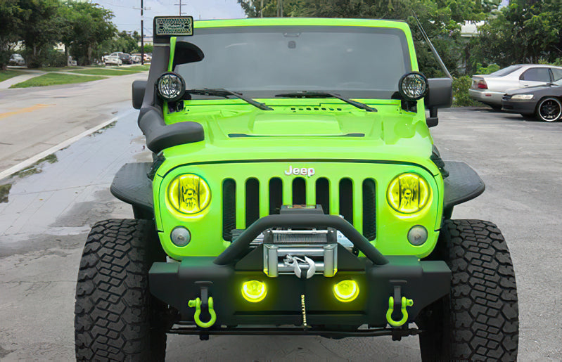 Oracle Lighting 2007-2017 Jeep Wrangler JK LED Fog Light Halo Kit (1177-001, 1177-002, 1177-003, 1177-005, 1177-007, 1177-009, 1177-333) (209175)