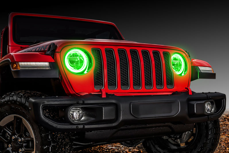 Oracle Lighting 2018-2024 Jeep Wrangler JL LED Headlight Surface Mount Halo Kit (1214-001, 1214-002, 1214-003, 1214-004, 1214-005, 1214-330, 1214-333, 1214-334, 1214-335, 1214-504) (209302)