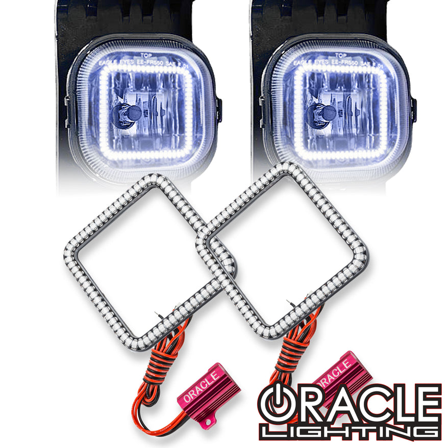 Oracle Lighting 2005-2007 Ford F-250/F-350 Super Duty LED Fog Light Halo Kit (1241-001, 1241-333) (209404)