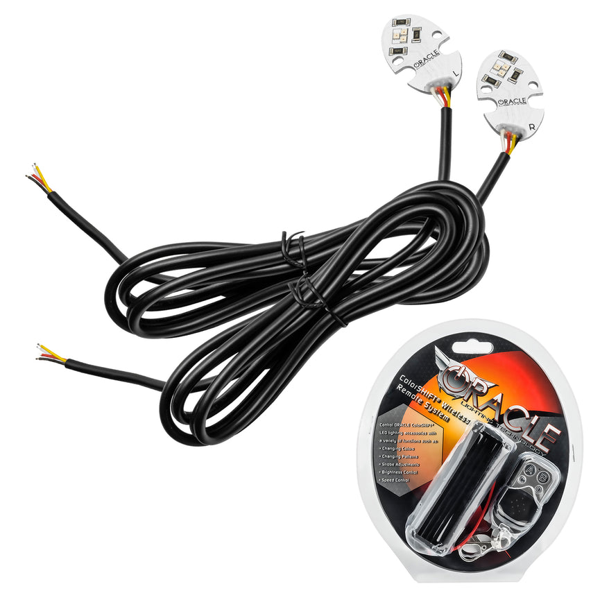 Oracle Lighting 2017-2020 Tesla Model 3 ColorSHIFT® Headlight DRL Upgrade Kit (1286-330, 1286-333, 1286-334, 1286-335, 1286-504) (209593)