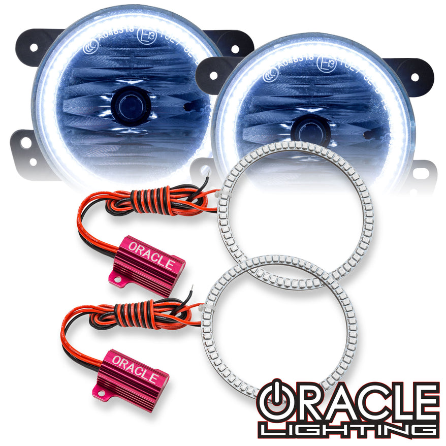 Oracle Lighting 2015-2024 Jeep Renegade LED Fog Light Halo Kit (1294-001, 1294-333) (209617)