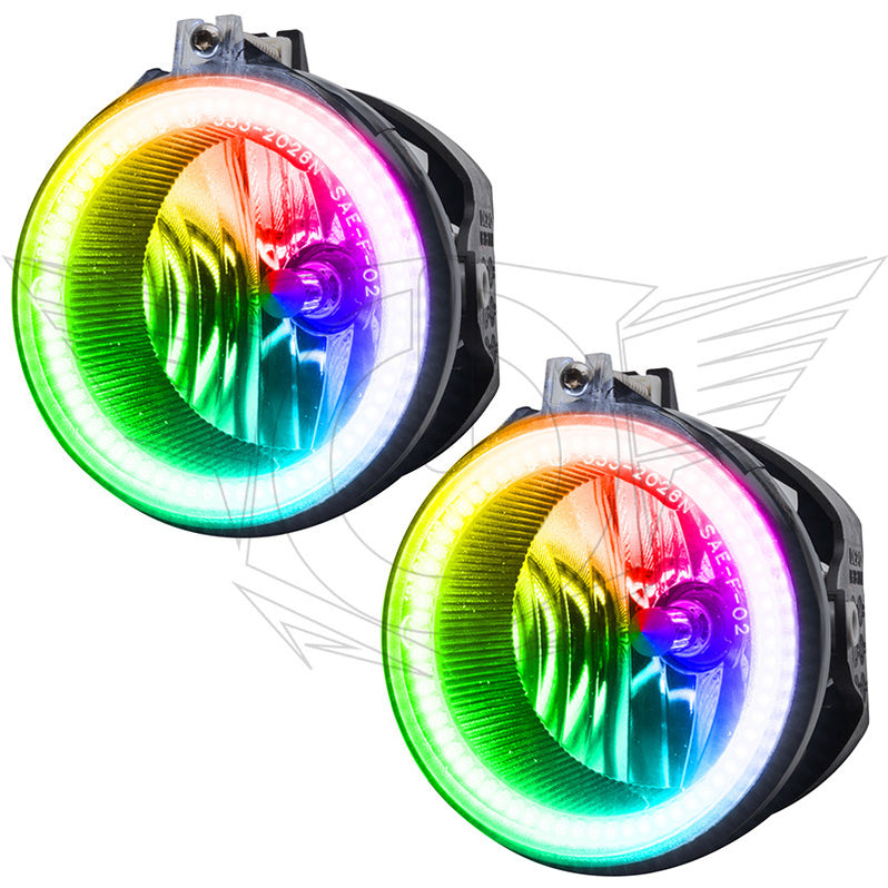 Oracle Lighting 2008-2010 Dodge Challenger Pre-Assembled LED Halo Fog Lights - ( w/HID equppied vehicles) (7021-001, 7021-002, 7021-003, 7021-005, 7021-007, 7021-332, 7021-333) (213553)