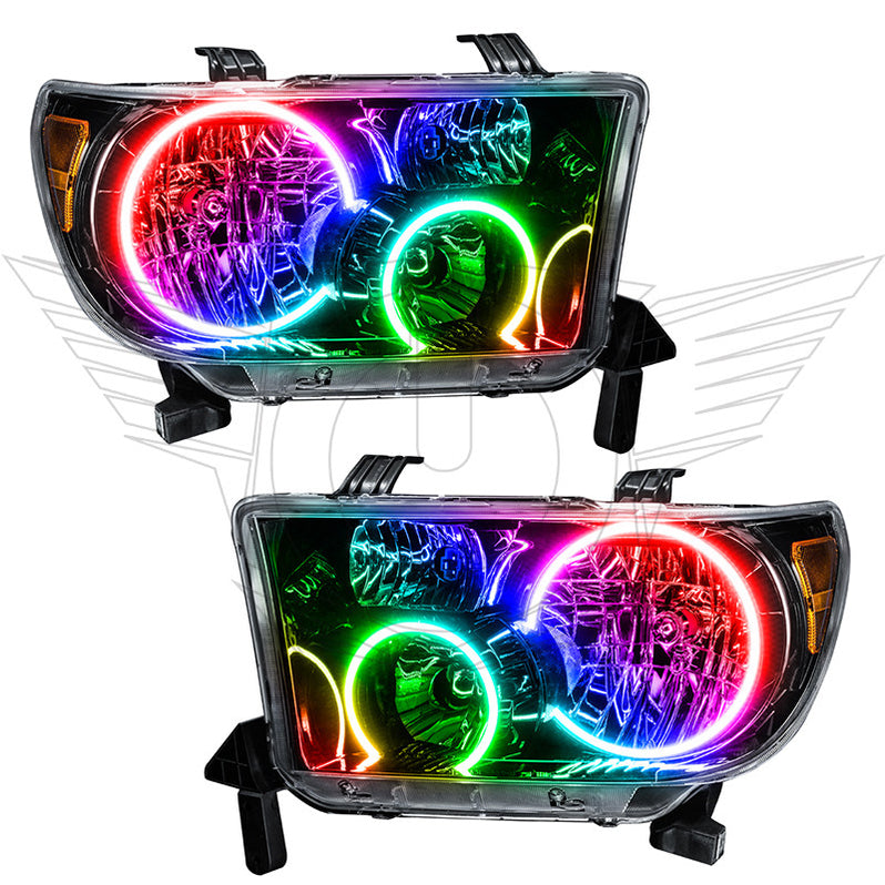 Oracle Lighting 2007-2013 Toyota Tundra Pre-Assembled Headlights - (Black Housing) (7119-001, 7119-330, 7119-333, 7119-334, 7119-335, 7119-504) (214003)