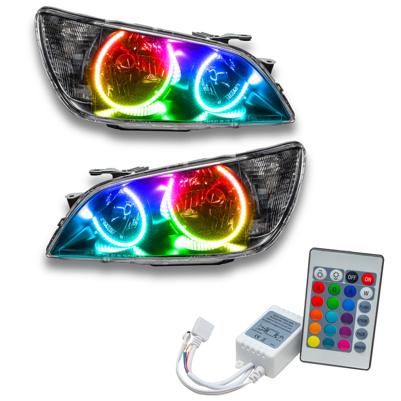 Oracle Lighting 2001-2005 Lexus IS 300 HID Pre-Assembled LED Halo Headlights - (Black Housing) (7149-001, 7149-330, 7149-333, 7149-334, 7149-335, 7149-504) (214102)
