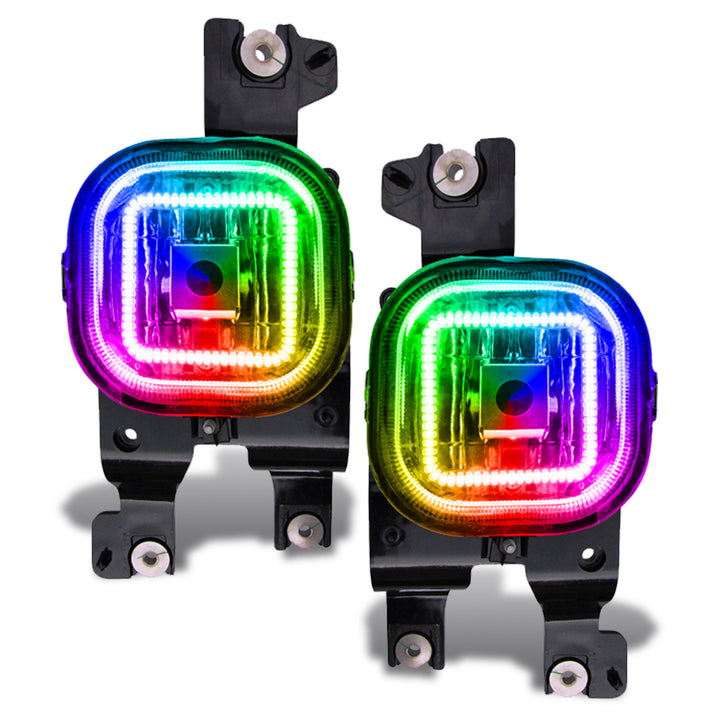 Oracle Lighting 2008-2010 Ford F-250/350 Superduty Pre-Assembled LED Halo Fog Lights (7734-001, 7734-334) (214483)