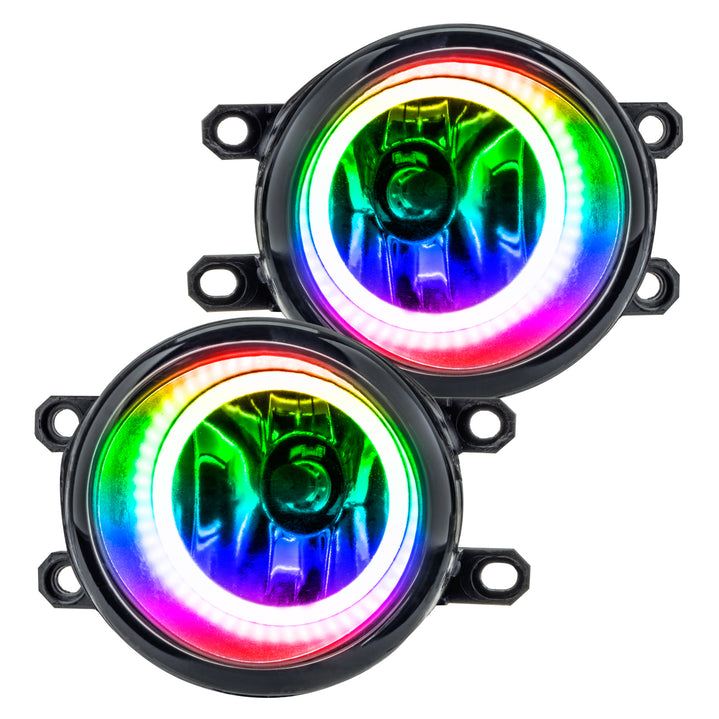 Oracle Lighting 2012-2015 Toyota Tacoma Pre-Assembled LED Halo Fog Lights (8190-001, 8190-333) (214822)