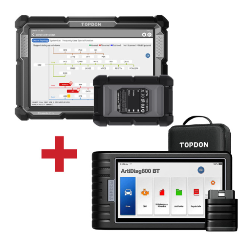 TOPDON USA PHOENIX ELITE DIAGNOSTIC SYSTEM + FREE TOOL